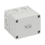 Корпус TK PC 97-8-m, серая крышка, с входами