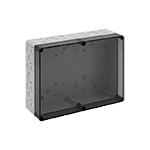 Корпус TK PC 3625-11-tm, прозрачная крышка, с входами