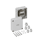 RK корпуса с клеммами на рейке