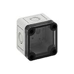 Корпус TK PC 77-6-m, прозрачная крышка, с входами