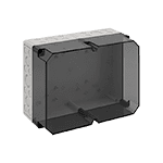 Корпус TK PC 3625-16-tm, прозрачная крышка, с входами