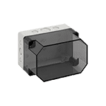 Корпус TK PC 1811-13f-tm, прозрачная крышка, с входами