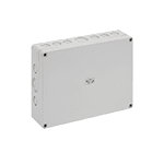 Корпус TK PC 2518-6f-m, серая крышка, с входами