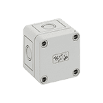 Корпус TK PC 77-6-m, серая крышка, с входами