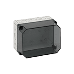 Корпус TK PC 2518-16-tm, прозрачная крышка, с входами