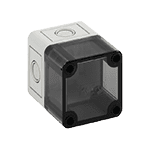 Корпус TK PC 77-8-tm, прозрачная крышка, с входами