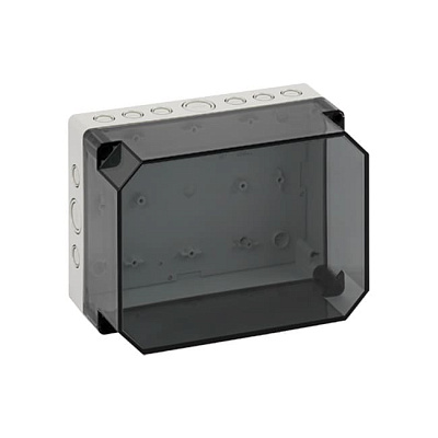 Корпус TK PC 2518-13f-tm, прозрачная крышка, с входами