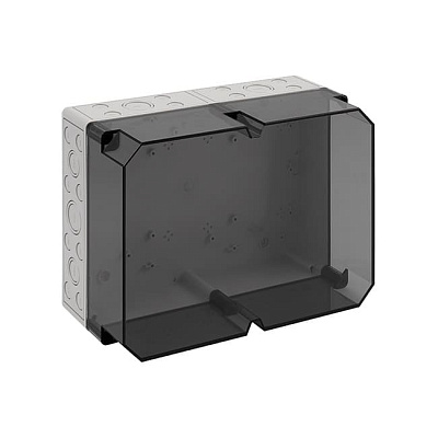 Корпус TK PC 3625-16-tm, прозрачная крышка, с входами