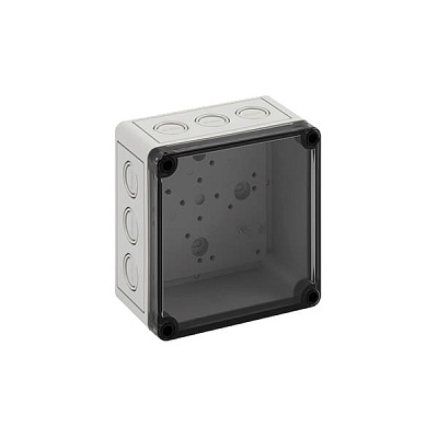 Корпус TK PC 1313-7-tm, прозрачная крышка, с входами