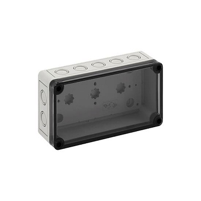 Корпус TK PS 1809-6-tm, прозрачная крышка, с входами
