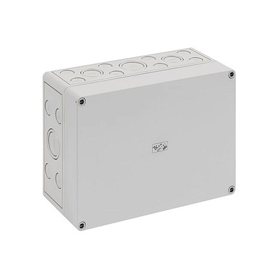 Корпус TK PS 2518-11-m, серая крышка, с входами