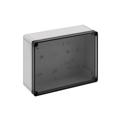 Корпус TK PS 2518-9-to, прозрачная крышка, без входов