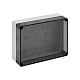 Корпус TK PS 2518-8f-to, прозрачная крышка, без входов