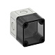 Корпус TK PC 77-8-tm, прозрачная крышка, с входами