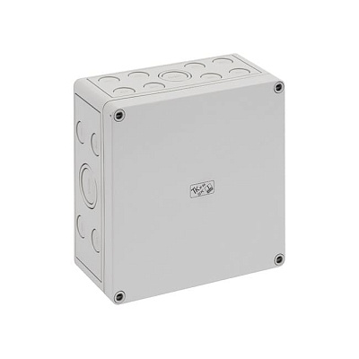 Корпус TK PC 1818-9-m, серая крышка, с входами