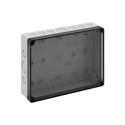 Корпус TK PS 2518-6f-tm, прозрачная крышка, с входами