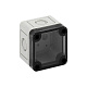 Корпус TK PC 77-6-m, прозрачная крышка, с входами