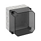 Корпус TK PC 1818-16-tm, прозрачная крышка, с входами