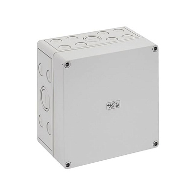 Корпус TK PC 1818-11-m, серая крышка, с входами