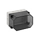 Корпус TK PC 1811-13f-tm, прозрачная крышка, с входами