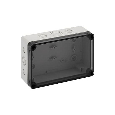 Корпус TK PS 1811-6f-tm, прозрачная крышка, с входами