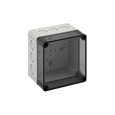 Корпус TK PC 1313-10-tm, прозрачная крышка, с входами