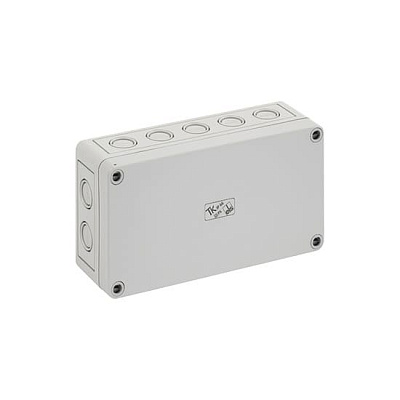 Корпус TK PS 1809-6-m, серая крышка, с входами
