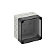 Корпус TK PS 1313-10-tm, прозрачная крышка, с входами
