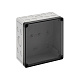 Корпус TK PC 1818-9-tm, прозрачная крышка, с входами