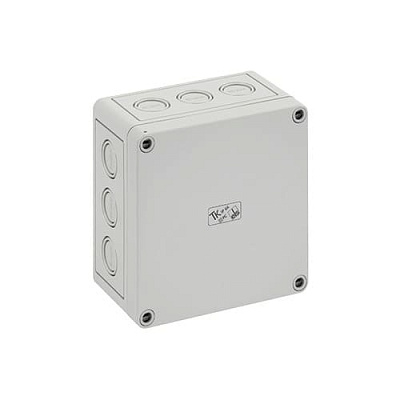 Корпус TK PC 1313-10-m, серая крышка, с входами