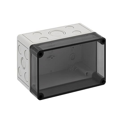 Корпус TK PS 1811-11-tm, прозрачная крышка, с входами