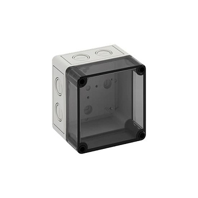 Корпус TK PS 1111-9-tm, прозрачная крышка, с входами