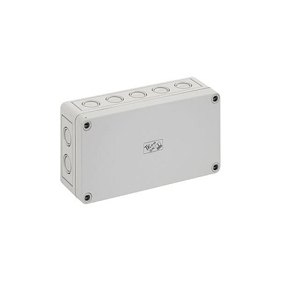 Корпус TK PC 1809-6-m, серая крышка, с входами