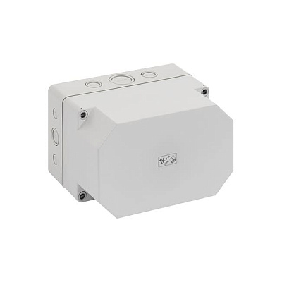 Корпус TK PC 1811-13f-m, серая крышка, с входами