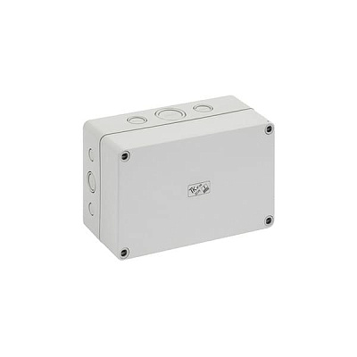 Корпус TK PC 1811-8f-m, серая крышка, с входами