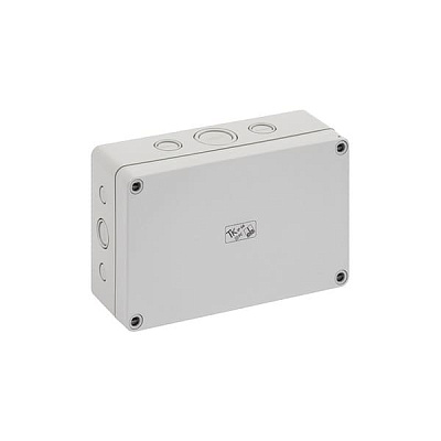 Корпус TK PC 1811-6f-m, серая крышка, с входами