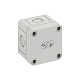 Корпус TK PC 77-6-m, серая крышка, с входами