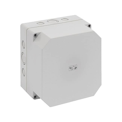Корпус TK PC 1818-13f-m, серая крышка, с входами