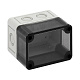 Корпус TK PC 97-8-tm, прозрачная крышка, с входами