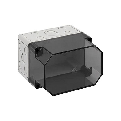 Корпус TK PC 1811-16-tm, прозрачная крышка, с входами